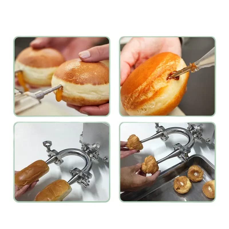 12L Commercial Cream Filling Machine for Puff Pastry, Bread, Jam Cake & Butter Injection - Perfect for Bakeries, Cafes & Dessert Shops