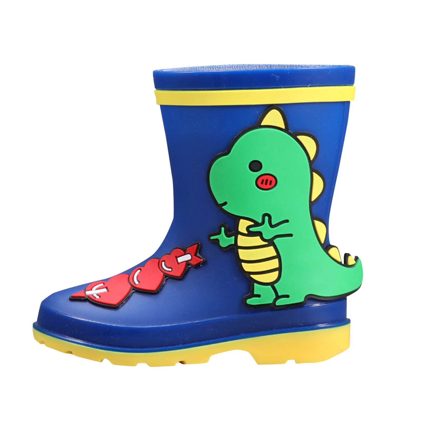 Toddler Dinosaur Rain Boots - Waterproof Kids Shoes for Outdoor Play