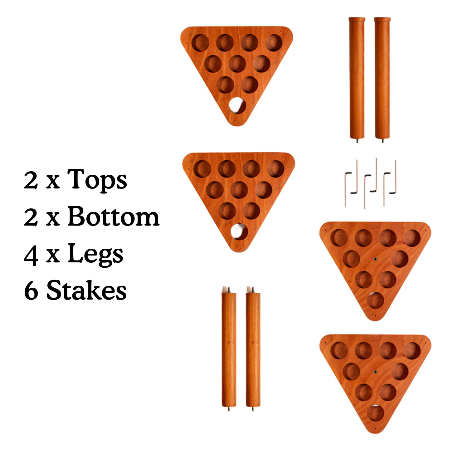 Elakai Outdoor Games Set for Adults & Family - Fun Beach, Backyard, Camping & Yard Pong Game - Perfect for Parties, Picnics & Summer Gatherings