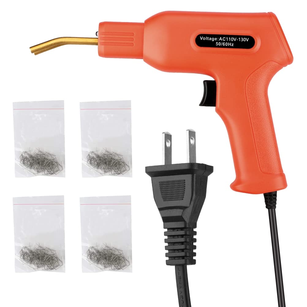50W Heavy Duty Plastic Welding Machine - Auto Bumper Repair Kit with Hot Stapler & Staples | Professional Plastic Welder for Car Bumper, Fender & Trim Repairs | DIY & Professional Automotive Body Repair Tool