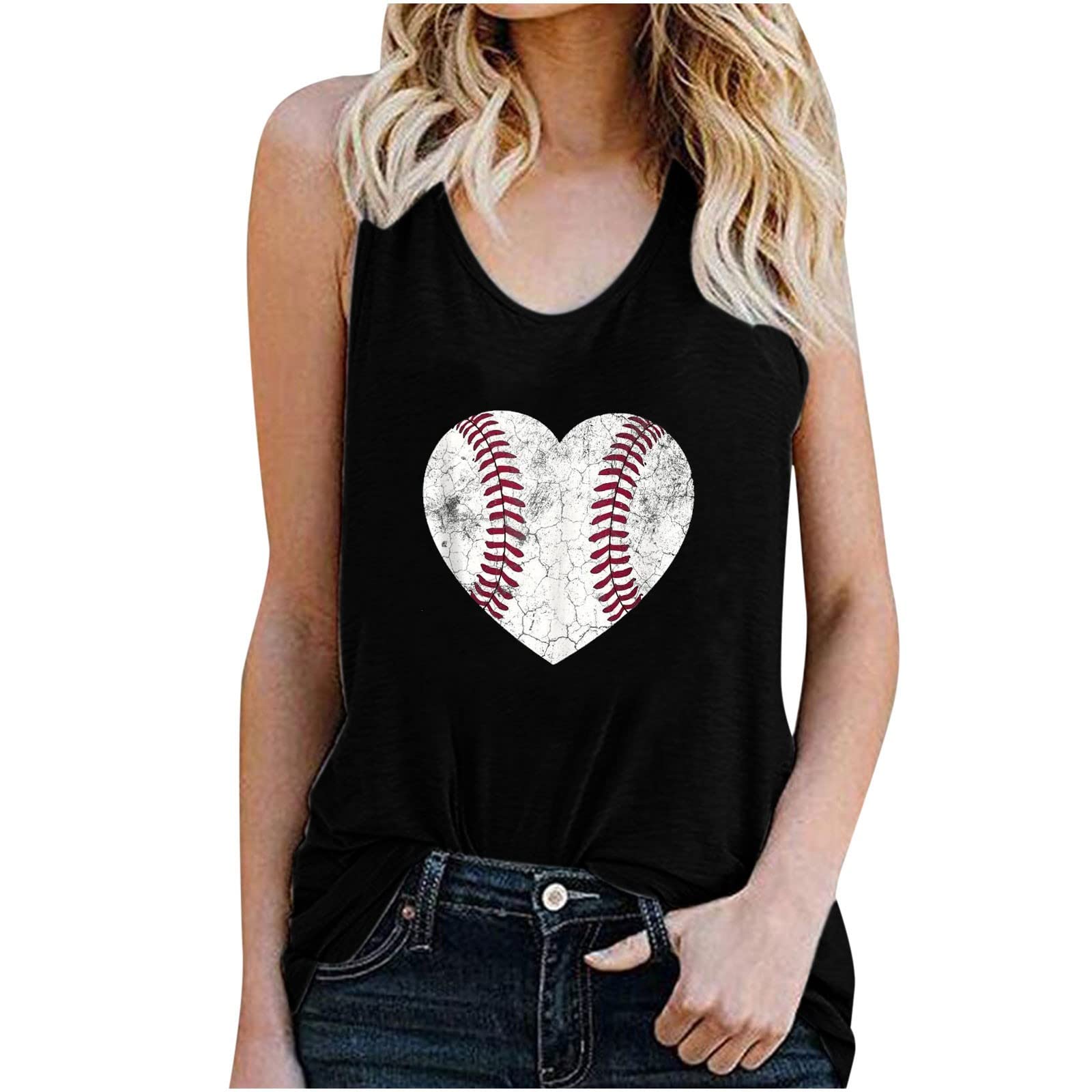 Women's Workout Tank Tops - Sleeveless Pullover Fitness Shirts with Stylish Prints & Solid Colors | Perfect for Gym, Yoga, Running & Summer Outdoor Activities