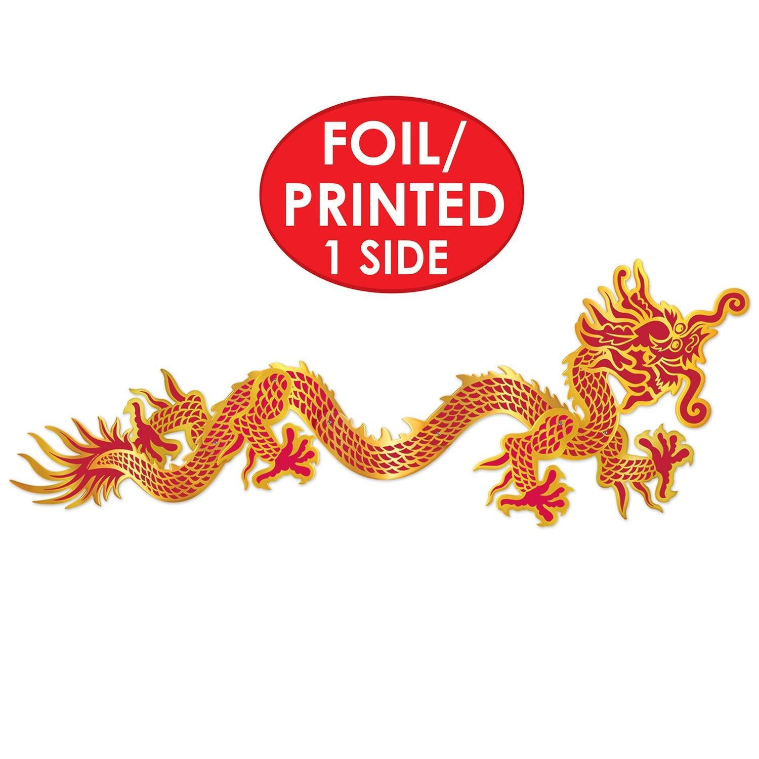 12 Pack Beistle 3 ft. Jointed Dragon Party Decorations - Halloween, Chinese New Year, Birthday Party Supplies for Home & Outdoor Events