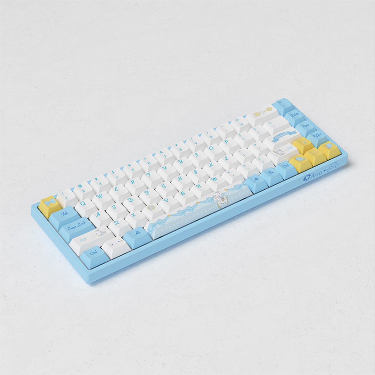 Akko 3068B Cinnamoroll Hot Swappable Wireless RGB Mechanical Keyboard with CS Jelly Pink Switches - Perfect for Gaming, Typing & Office Work