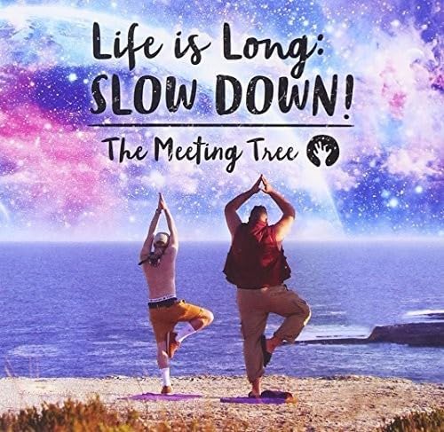 Life Is Long: Slow Down! - Inspirational Quote Wall Art for Home & Office Decor - Perfect for Living Room, Bedroom, or Workspace Motivation