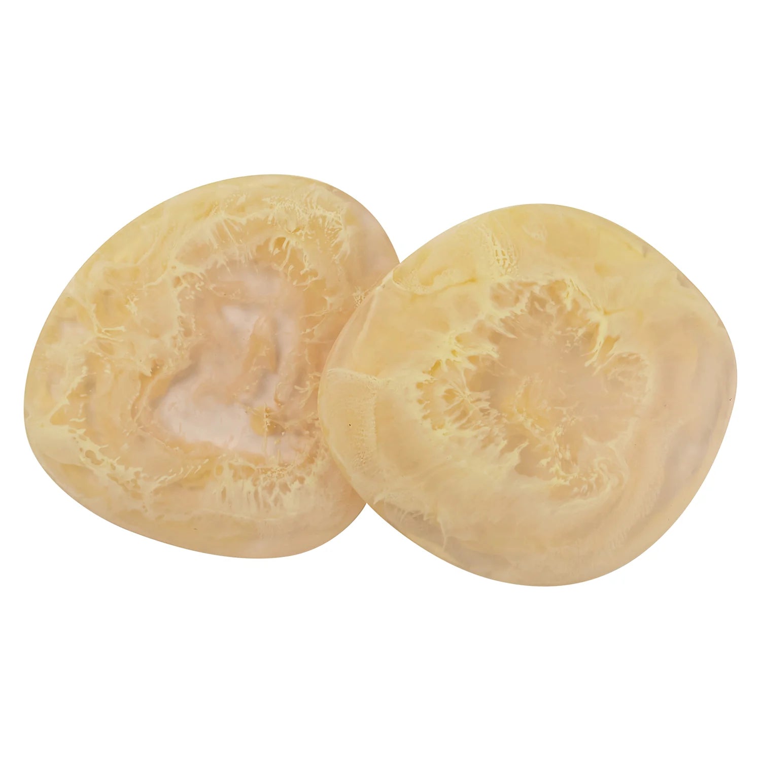 FENELLA Coasters Set of 2 - Premium YUZU Scented Absorbent Drink Coasters for Coffee Tables, Bars & Home Decor - Perfect for Protecting Surfaces from Spills & Stains