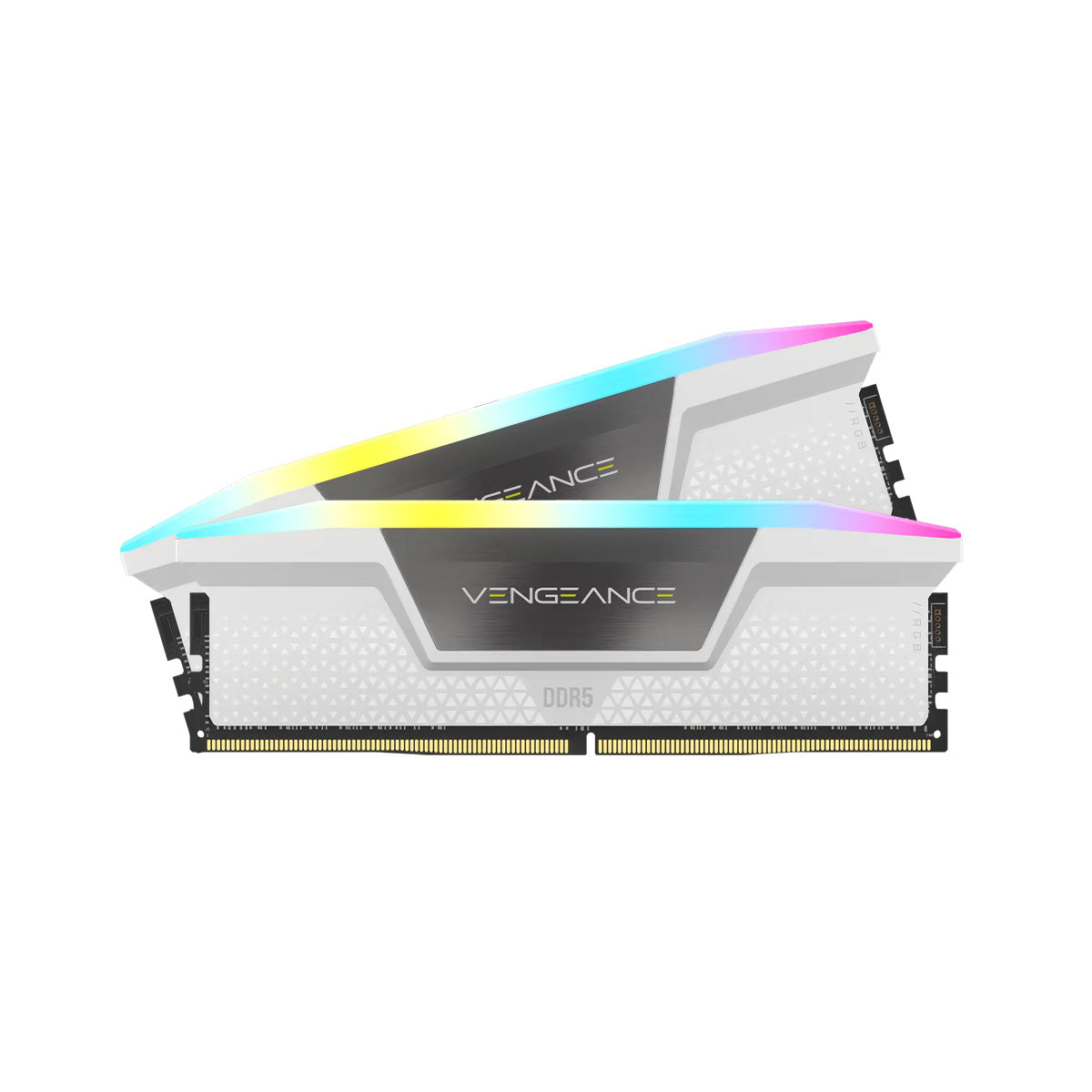 Corsair Vengeance RGB Pro 64GB (2x32GB) DDR5 6000MHz CL30 Desktop Memory - White (CMH64GX5M2B6000Z30W) | High-Performance RAM for Gaming PCs, Workstations & Content Creation