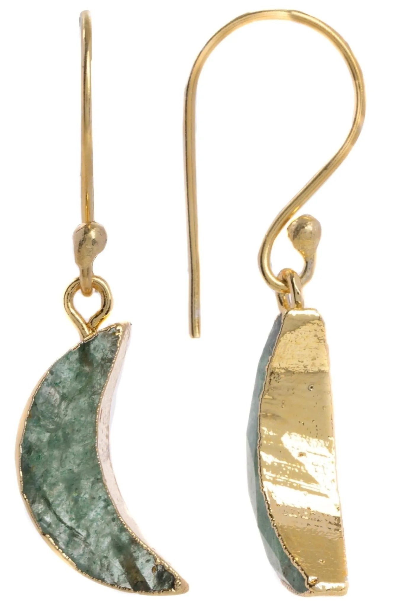 Moon Gemstone Mini Earring and Necklace Set - Sterling Silver Dainty Jewelry for Women | Perfect for Everyday Wear, Date Nights & Special Occasions
