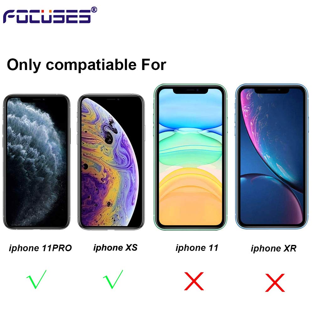 Anti Blue Light Tempered Glass Screen Protector for iPhone 11 Pro, iPhone Xs & iPhone X - 3 Pack - Reduce Eye Strain for Gaming, Reading & Night Use