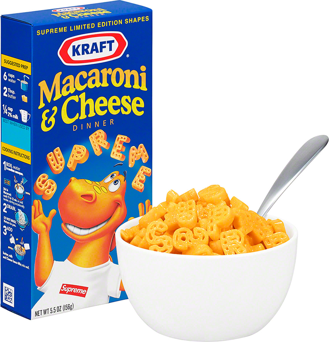 Supreme Kraft Macaroni & Cheese (1 Box) - Classic American Dinner for Kids & Family Meals - Quick & Easy Comfort Food for Busy Weeknights