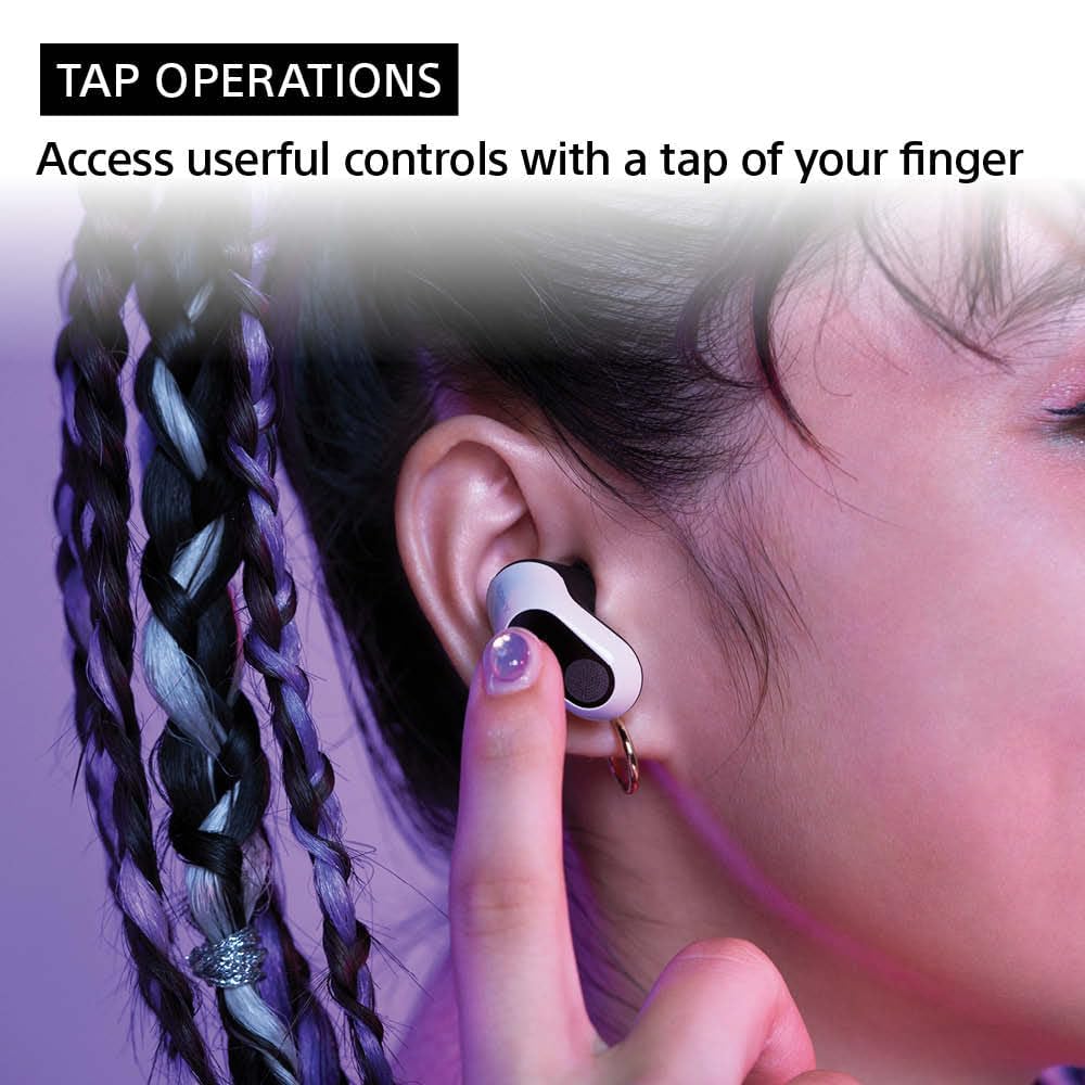 Sony INZONE Buds Truly Wireless Noise Canceling Gaming Earbuds - 24H Battery with Charging Case, 360° Spatial Sound, 30ms Low Latency for PC & PS5 | USB-C Dongle & LE Audio (LC3) | WF-G700N White - Perfect for Competitive Gaming & Immersive Entertainment