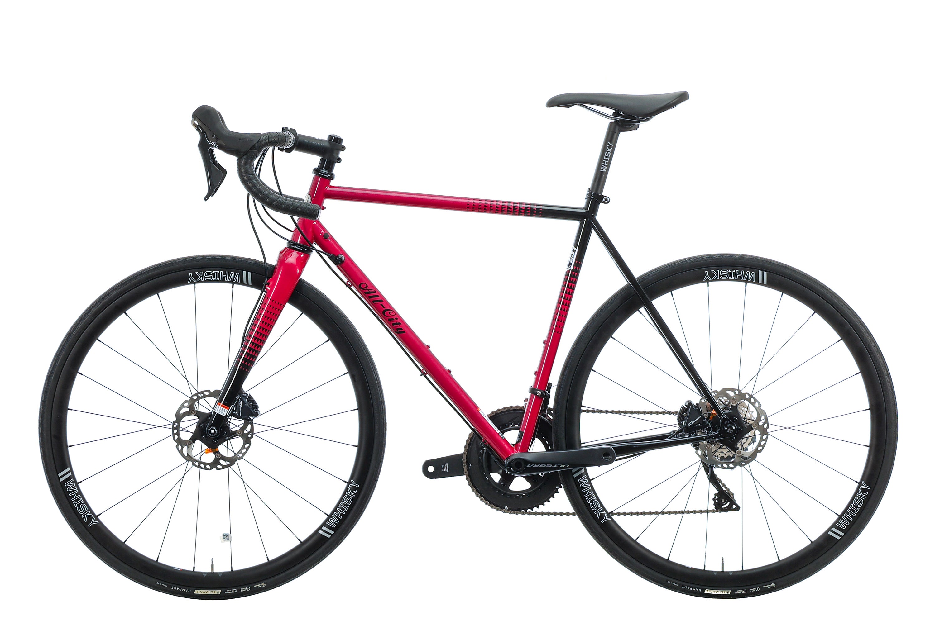 2023 All City Zig Zag Ultegra Road Bike - 52cm Lightweight Carbon Frame for Speed & Endurance | Perfect for Commuting, Racing & Long-Distance Cycling