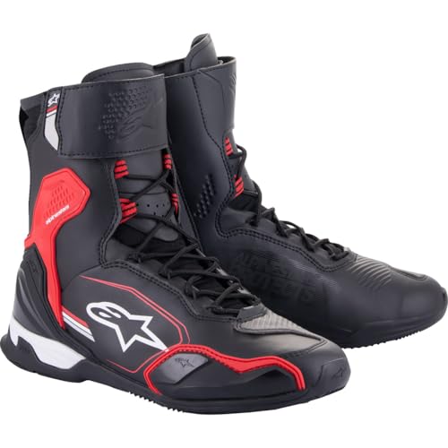 Black/Bright Red/White