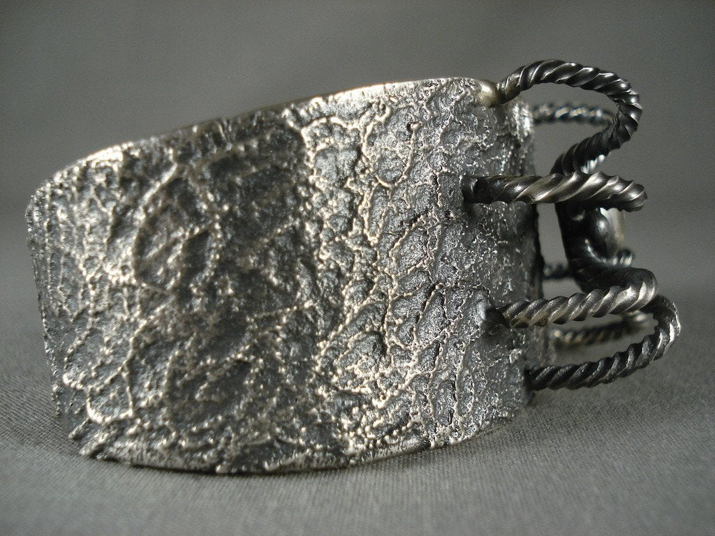 Authentic Navajo Spider Bracelet - 100 Gram Sterling Silver Native American Jewelry for Women, Handmade Tribal Accessory - Perfect for Boho Fashion, Festivals & Spiritual Gifts