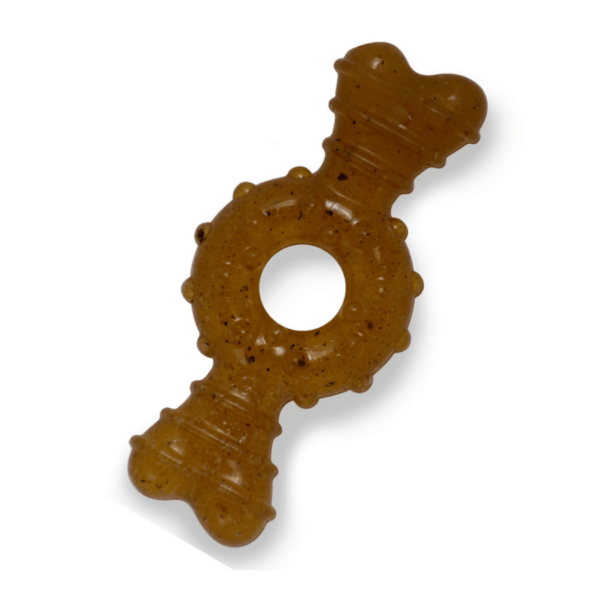 Nylabone Puppy Teething Chew Toy - Durable Dog Chew Ring for Small & Medium Puppies - Helps Soothe Teething Pain & Promotes Healthy Teeth - Perfect for Playtime & Training