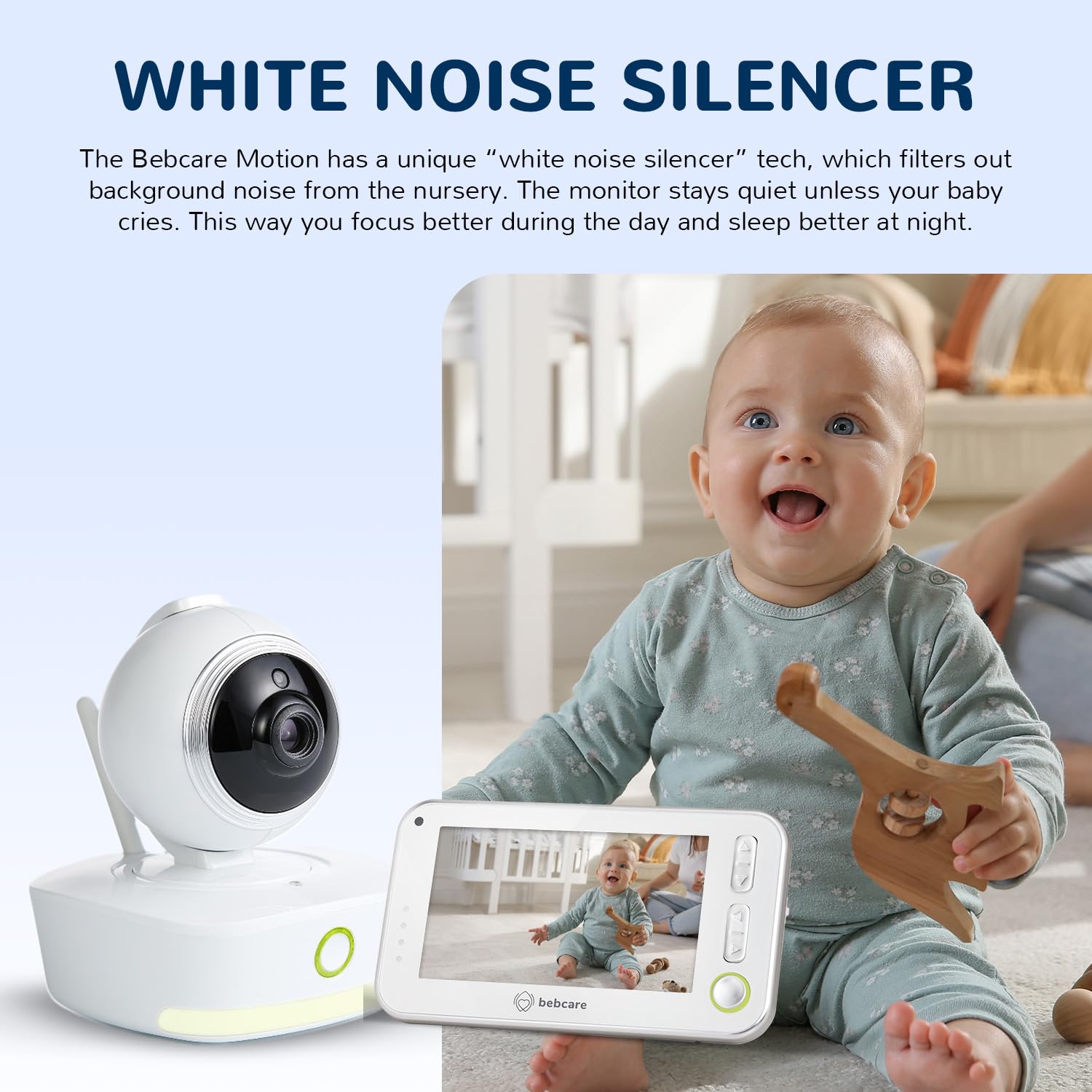 Bebcare Motion Smart Video Baby Monitor with 4.3