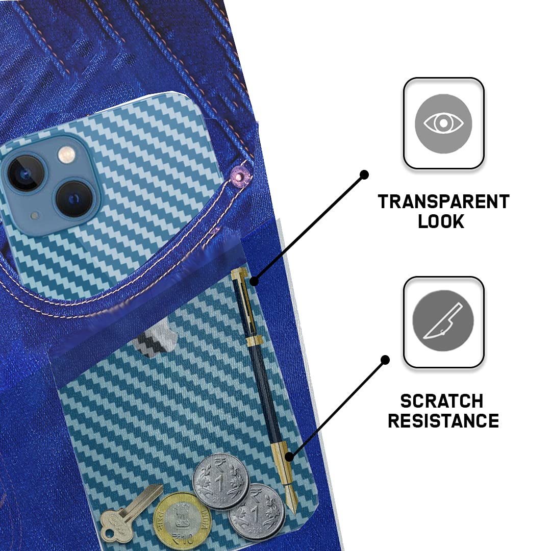 iQOO 12 5G Back Skin Protector - 3D Carbon Fiber Ultra Thin Film (2 Pack) | Easy Installation Kit | Scratch Resistant & Bubble Free | Perfect for Daily Protection & Gaming Sessions