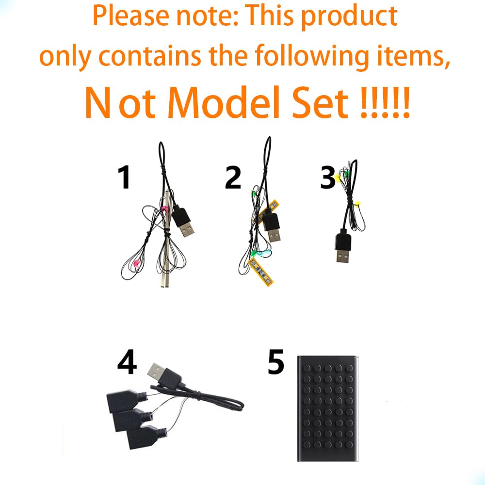 GEAMENT LED Light Kit for LEGO Ideas 21342 The Insect Collection - Compatible with Building Blocks (Model Not Included) - Perfect for Home Decoration, Gifts, and LEGO Display Enhancement