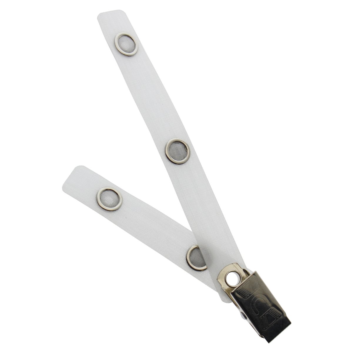 100 Pack Bulk Dual Strap ID Badge Clips - Heavy Duty Reinforced Badge Holders for Work ID Cards, Nurses, Teachers & Professionals - Secure Attachment for Scrubs, Pockets & Lanyards - Office, Hospital & School Use