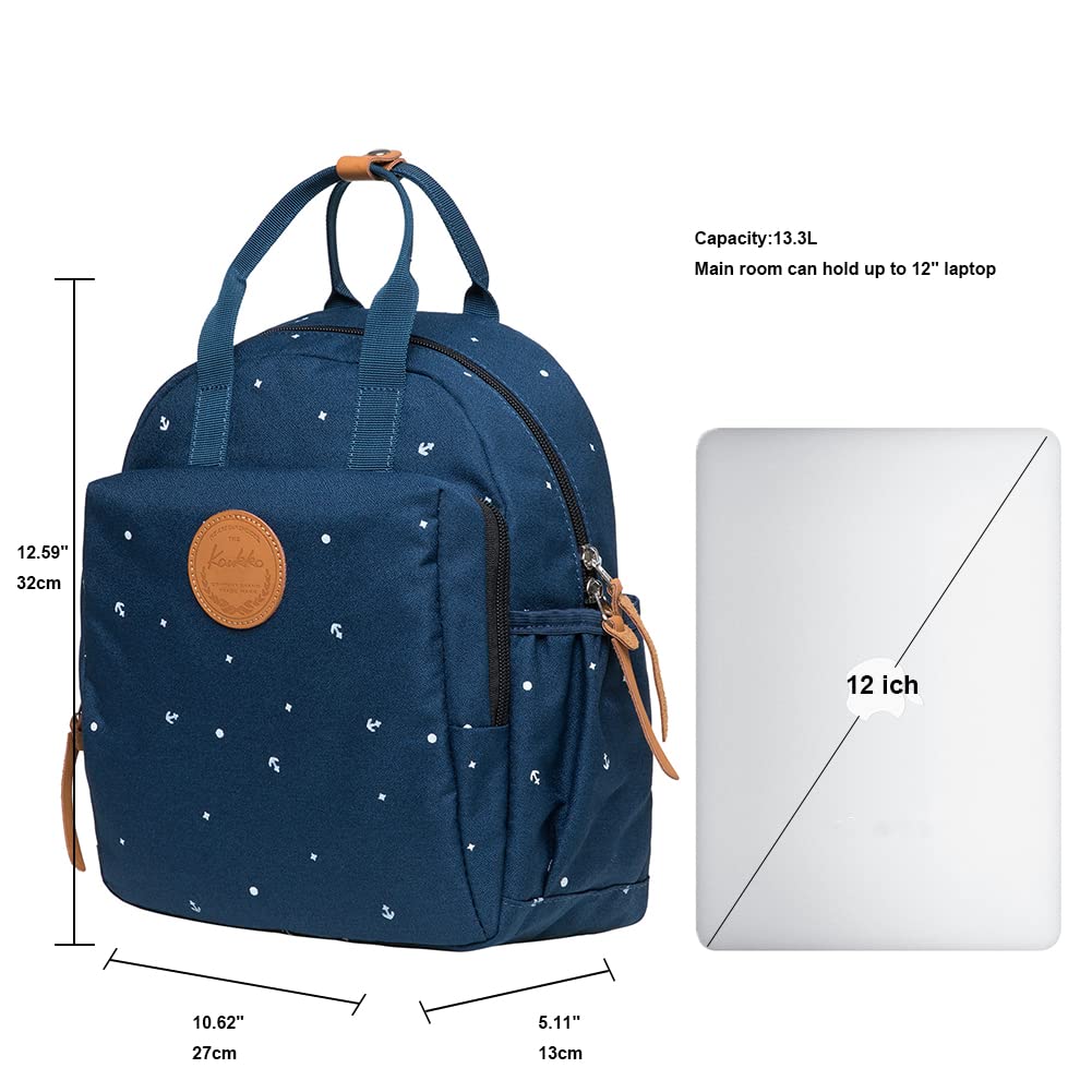 KAUKKO Lightweight Backpack - Waterproof Casual Travel Daypack for Men & Women, Durable Shoulder Book Bag for School, College, Hiking, Camping & Outdoor Activities | Multipurpose Laptop Backpack with USB Charging Port