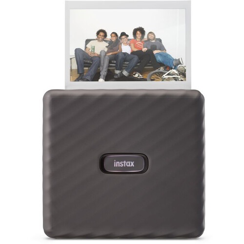 FUJIFILM INSTAX Link Wide Smartphone Printer - Print Photos Instantly from Phone, Wireless Bluetooth, Mocha Gray - Perfect for Travel, Parties & Scrapbooking