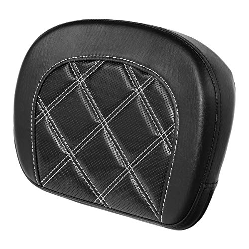 Passenger Backrest Pad Black White