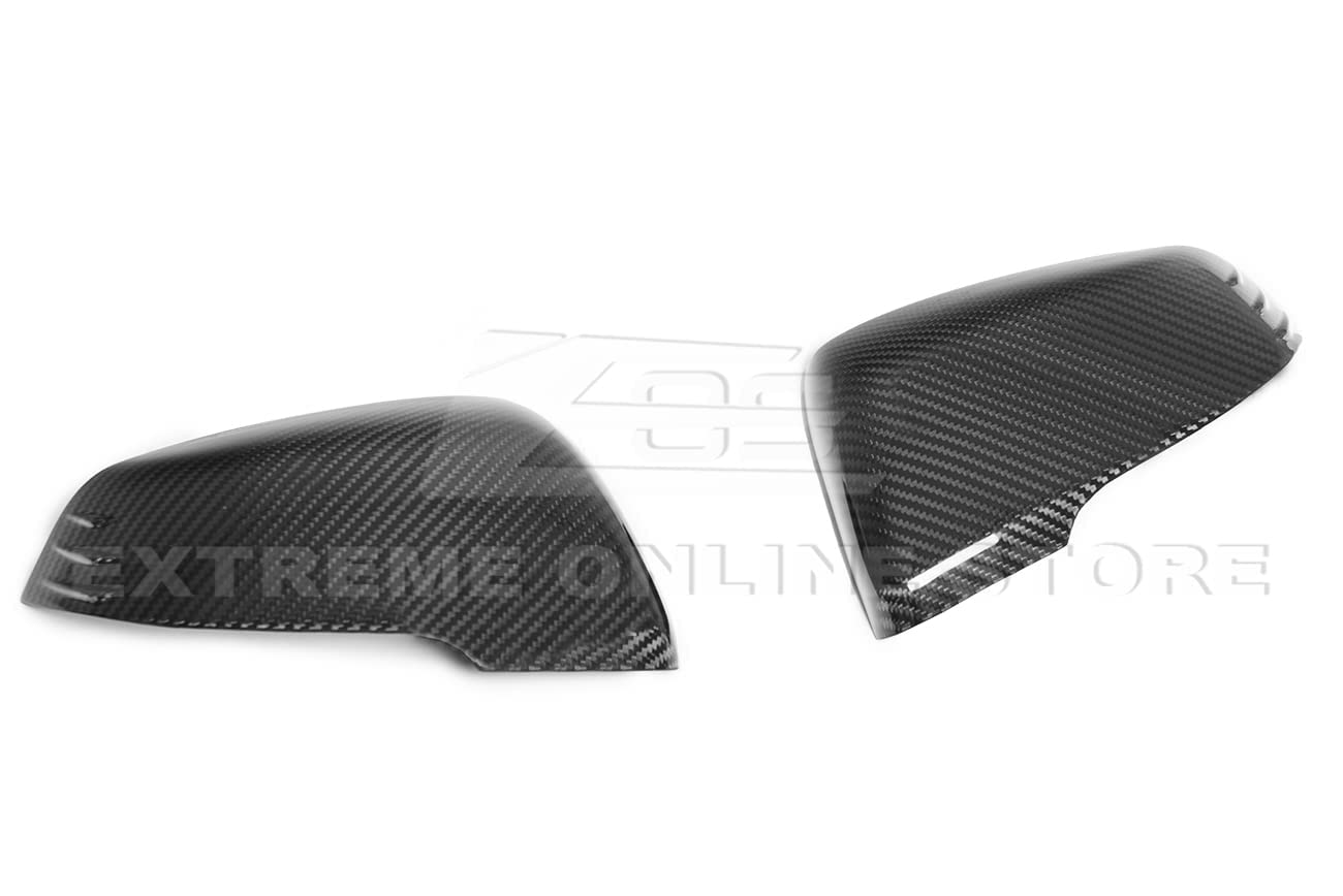 2020-2023 Toyota Supra JDM Style Carbon Fiber Side Mirror Covers - Replacement Pair for Enhanced Style & Protection | Perfect for Car Enthusiasts & Custom Builds