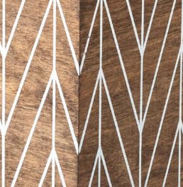 Brown Wood Chevron
