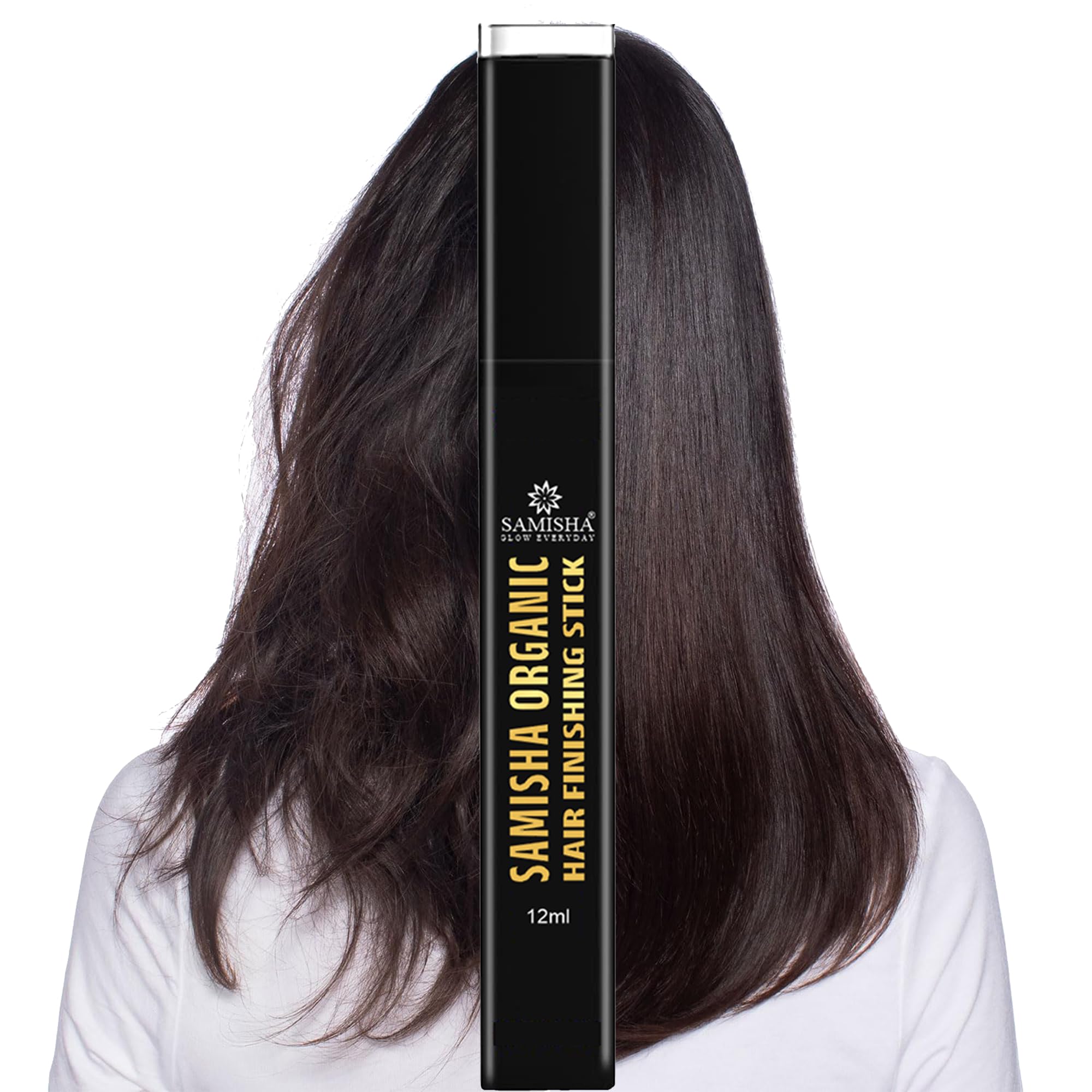 Hair Finishing Stick Gel for Frizzy Hair - No White Residue, Strong Hold Styling Wax for Women & Men - Perfect for Taming Flyaways, Smoothing Edges & Updos (Pack of 1)