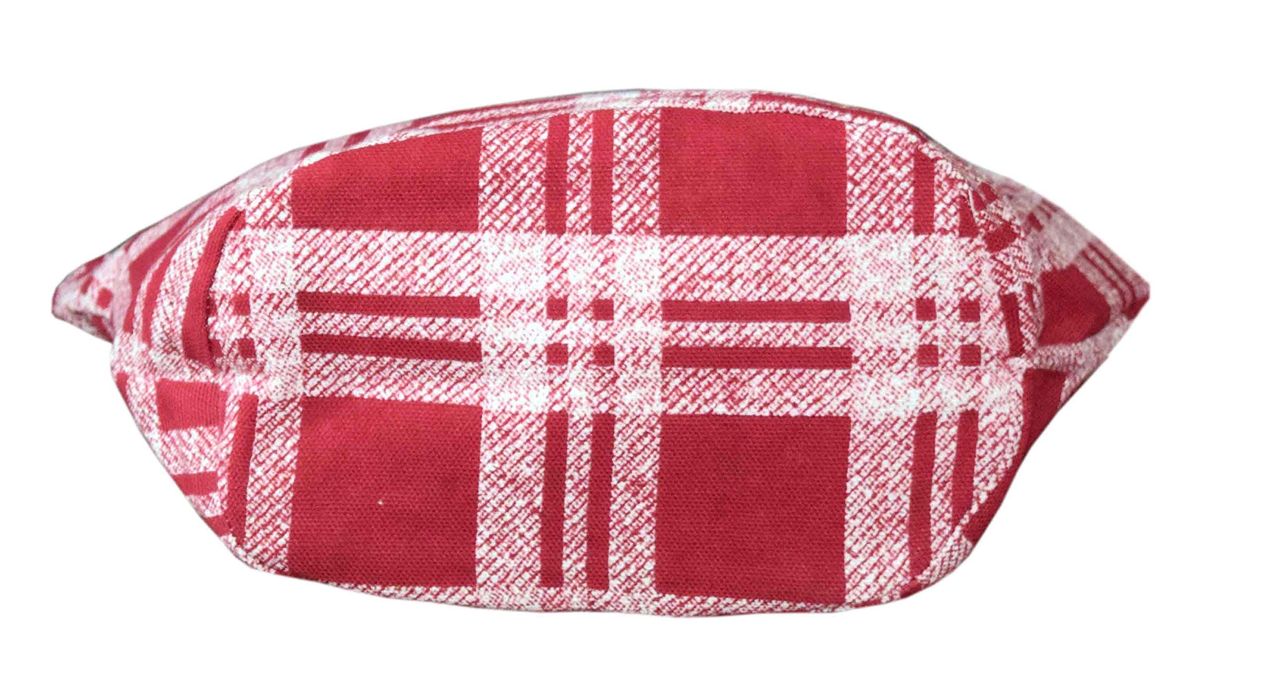 HVE Women's Makeup Pouch - Waterproof Cosmetic Bag for Travel, Toiletry Organizer & Makeup Accessories Storage | Perfect Gift for Girls & Women | Ideal for Daily Use, Gym, Vacation & Business Trips (Red)