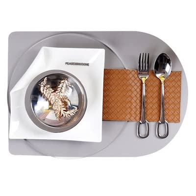 Premium Gold Rim Ceramic Dinner Plates Set - Elegant Square Crystal Salad & Dessert Plates with Transparent Tray for Formal Dining & Party Serving (Color: F)