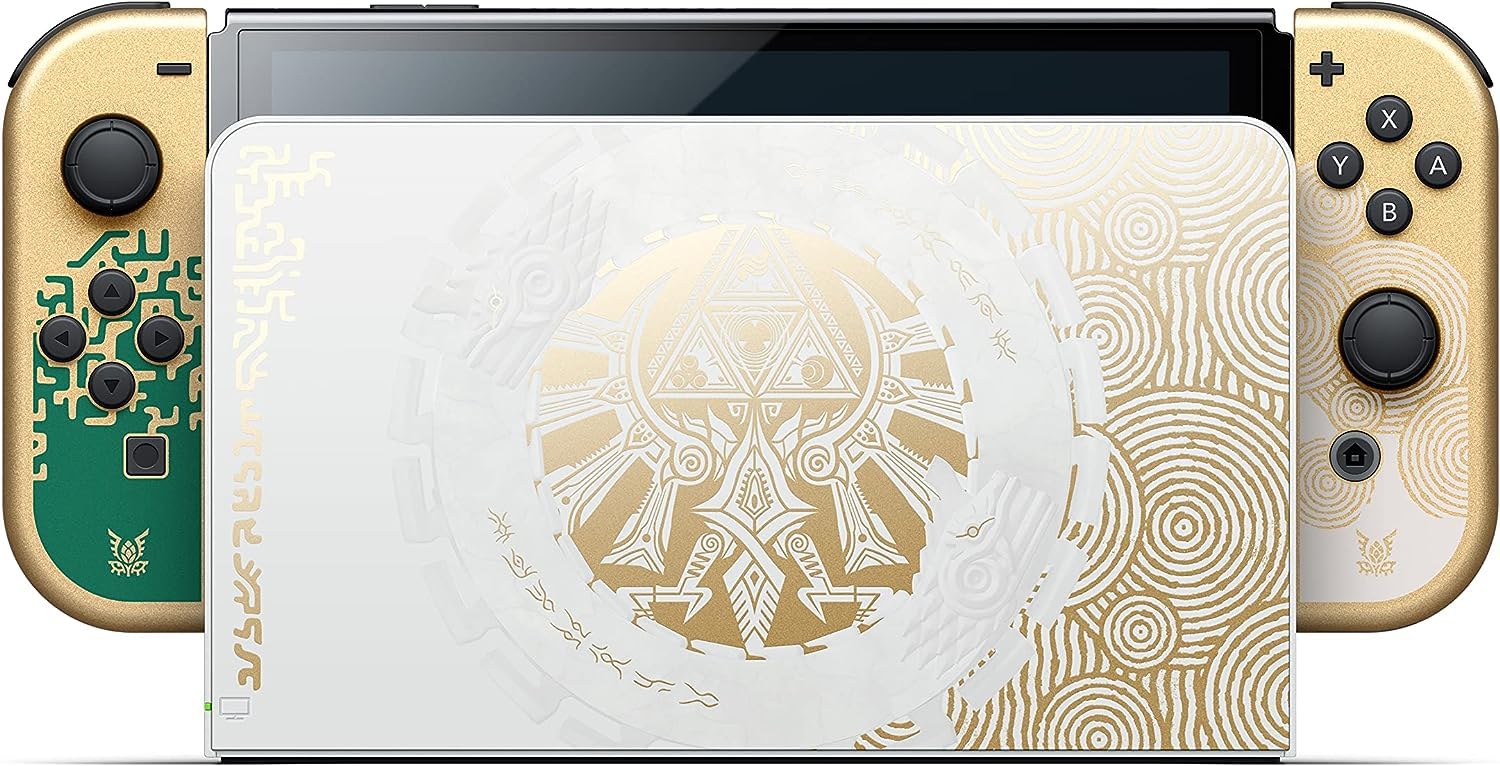 Nintendo Switch OLED Model - The Legend of Zelda: Tears of the Kingdom Limited Edition Console (Game Not Included) | Perfect for Gaming Enthusiasts & Zelda Fans, Great for Home Entertainment & Travel Gaming