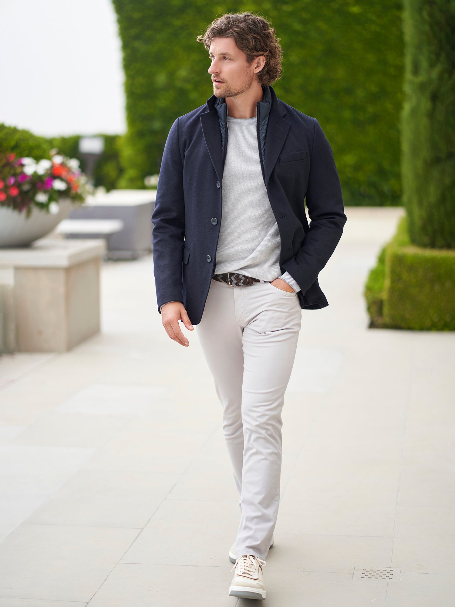 Premium Matteo Cashmere Blazer for Men - Soft & Luxurious Slim Fit Business Jacket - Perfect for Office Wear, Formal Events & Winter Fashion