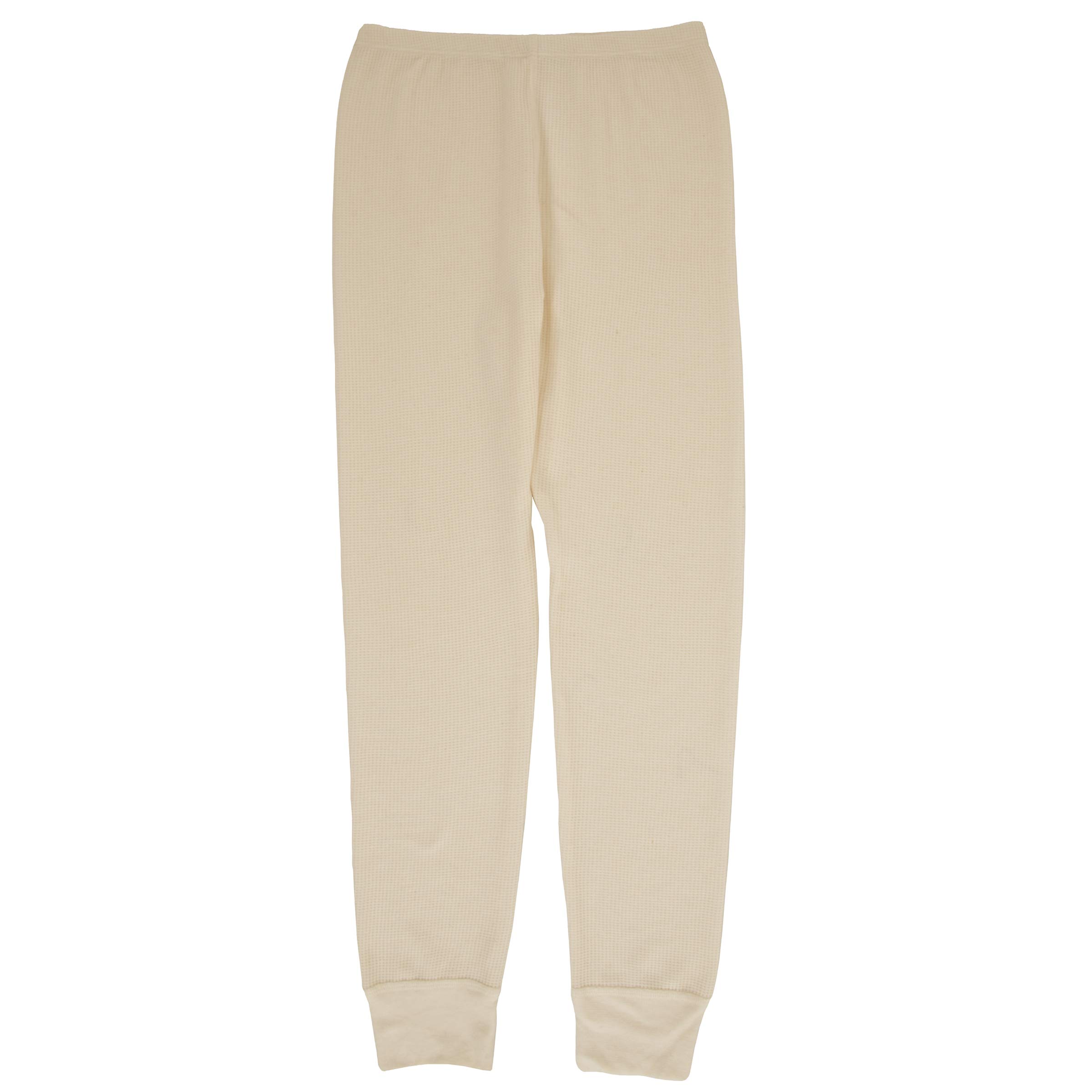 Fruit of the Loom Girls' Premium 2-Pack Thermal Waffle Bottom Pajama Pants - Soft & Warm Winter Sleepwear for Kids, Perfect for Cold Nights & Lounging at Home