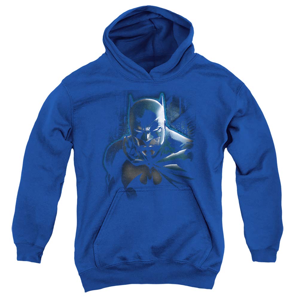 Batman Don't Mess With The Bat Unisex Youth Pullover Hoodie - Soft & Comfortable Graphic Sweatshirt for Kids & Teens - Perfect for School, Halloween & Superhero Fans