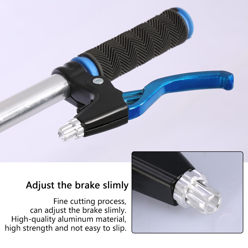 Yiio 1 Pair Universal Aluminum Alloy Bike Brake Levers - Fits Mountain Bikes, Kids Bikes, Folding Bikes & MTB BMX (2.2cm Diameter) | Durable Handlebar Brake Levers for Cycling, Commuting & Outdoor Adventures