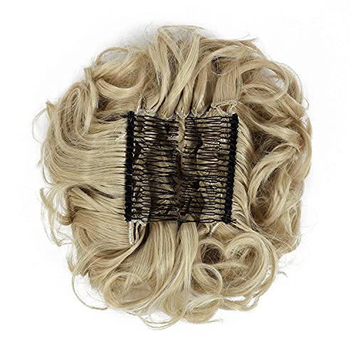 Classic Curly Chignon Hairpiece Bun - Elegant Synthetic Hair Bun for Women | Perfect for Weddings, Prom, Cosplay & Everyday Hairstyles