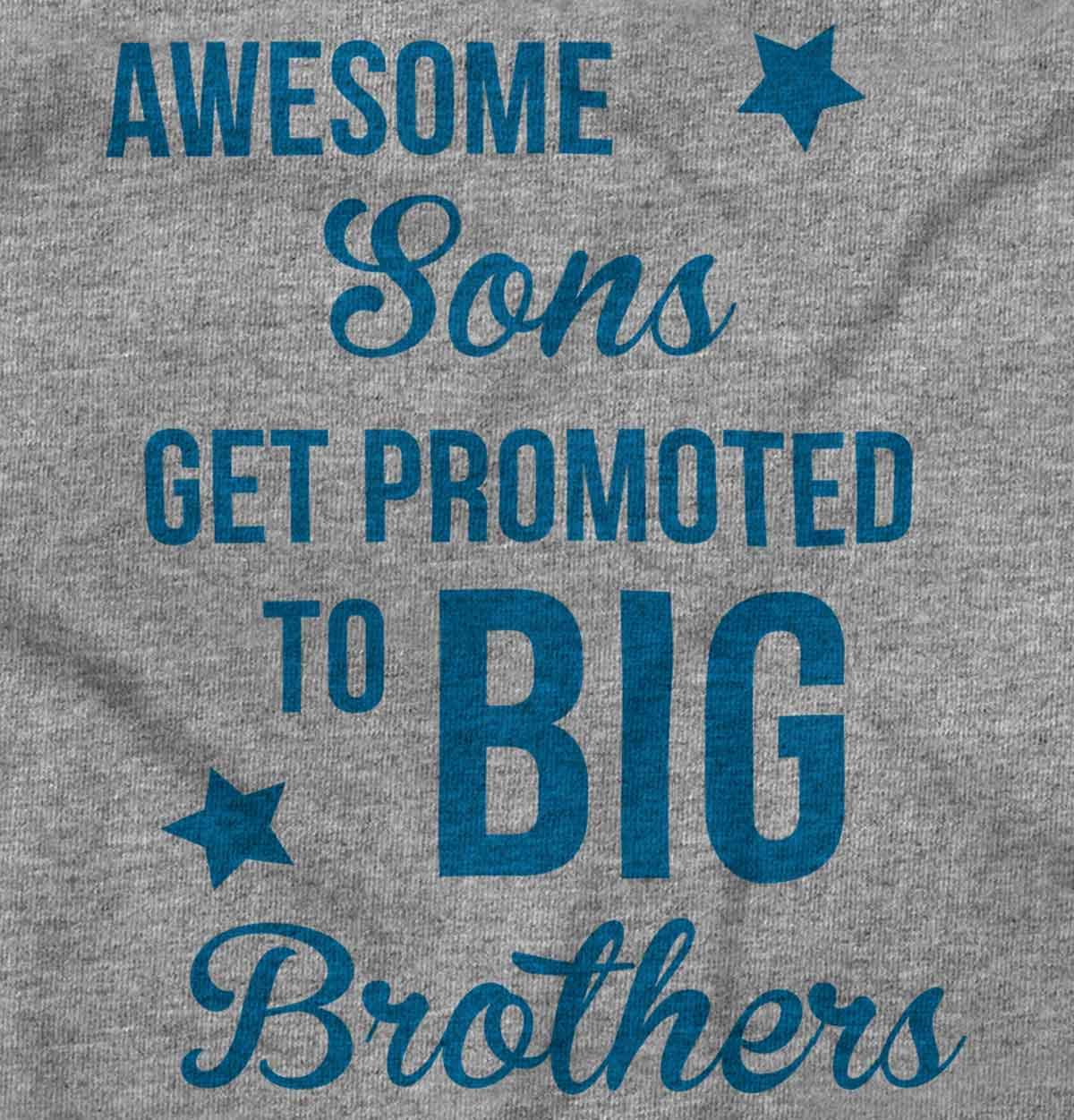 Brisco Brands Baby Bodysuit Jumper for Boys - Soft Cotton Big Brother Announcement Outfit - Perfect for Gender Reveal, Newborn Photos & Sibling Gifts