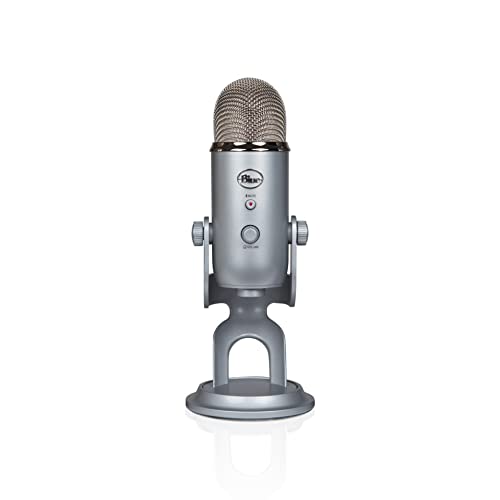 Blue Yeti USB Microphone Bundle with TX-100 Headphones, Boom Arm & Pop Filter - Professional Streaming, Podcasting & Gaming Setup (4-Piece Kit)