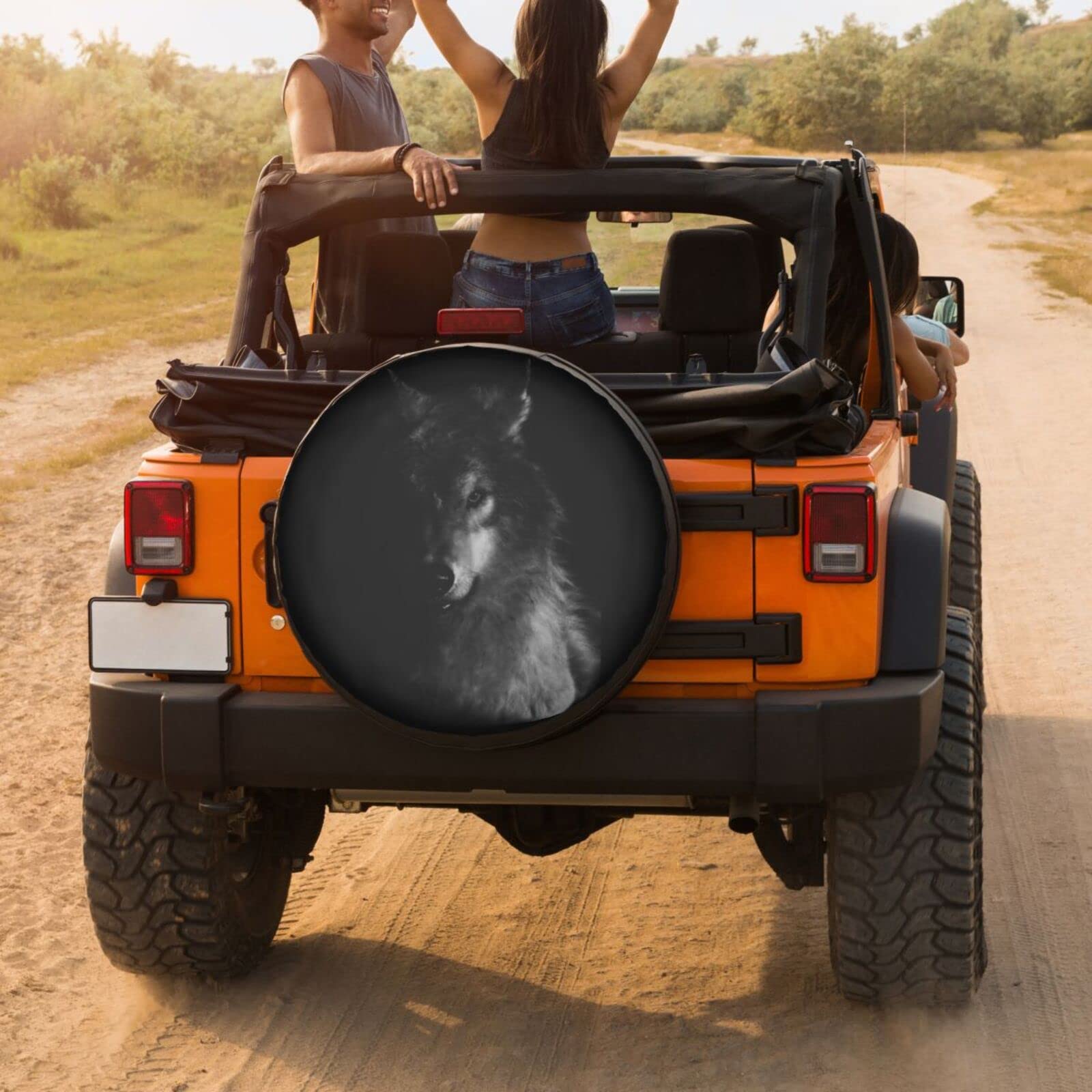 Waterproof & UV-Resistant 17 Inch Spare Tire Cover - Dustproof Wheel Protector for Jeep, Trailer, RV, SUV & Most Vehicles | Perfect for Off-Road Adventures & Outdoor Travel
