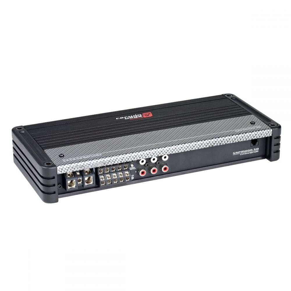 Cerwin Vega SRPM1100.5D 1100W RMS 5-Channel Marine Amplifier - 2 Ohm Stable Class D Power Sports Audio System with Bass Control Knob | Perfect for Boats, ATVs, UTVs & Off-Road Vehicles