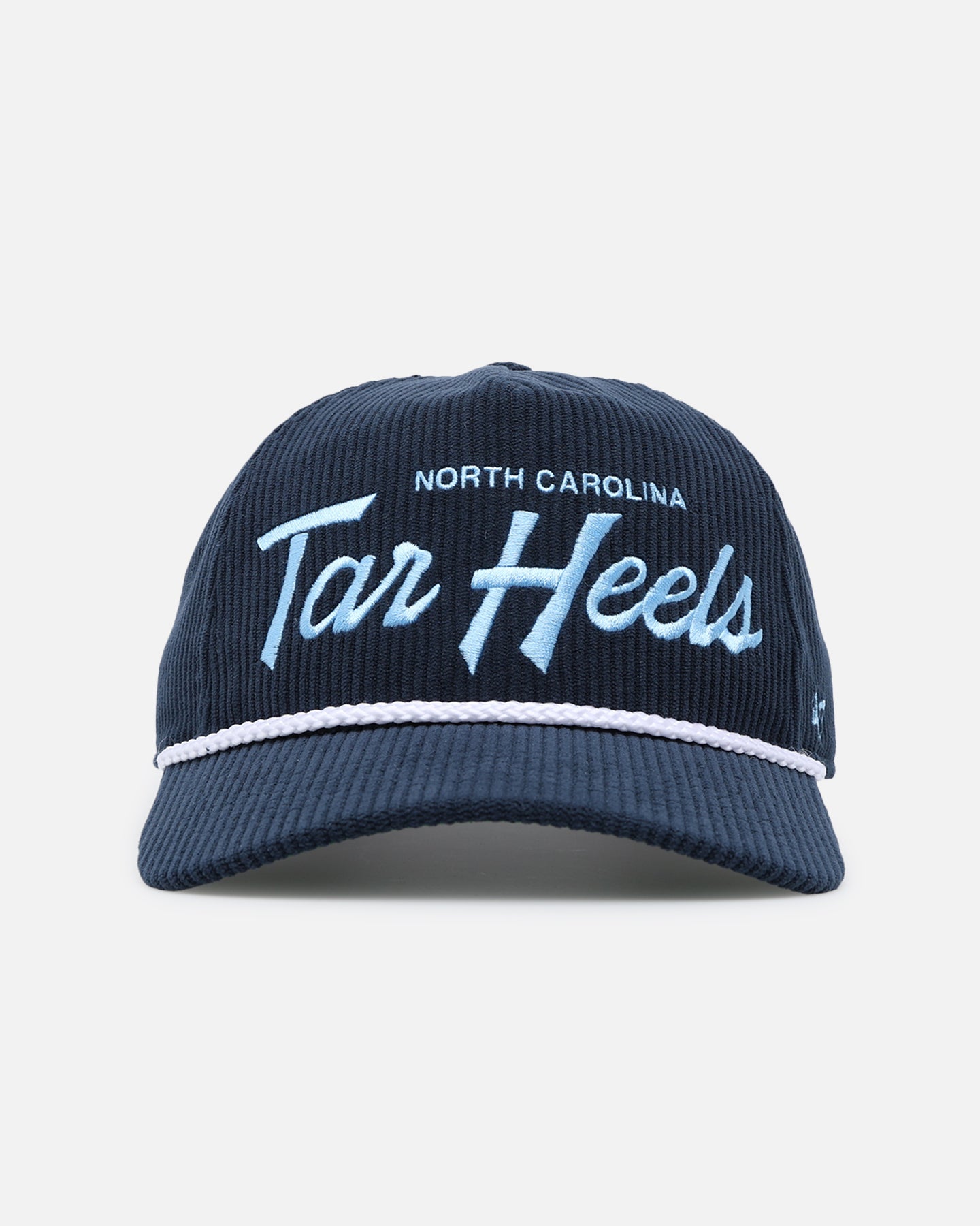 47 Brand North Carolina Tar Heels NCAA Corduroy Snapback Hat - Adjustable Strap, Vintage Style for Men & Women - Perfect for Game Day, College Events & Streetwear Fashion