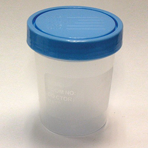 4 oz Specimen Containers Bulk Pack - 500/Case, Non-Sterile - Ideal for Medical Labs, Urine Samples & Scientific Research