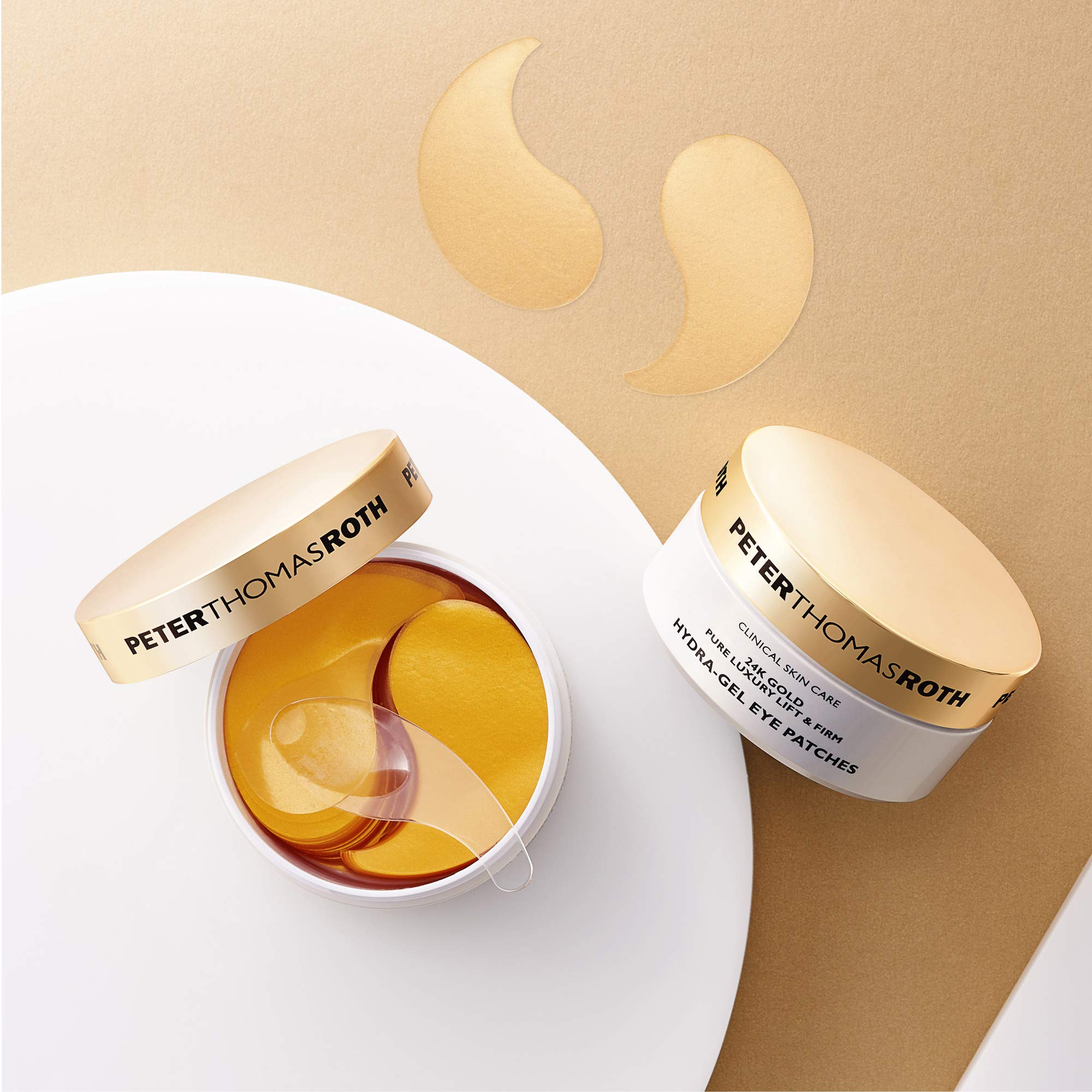 Peter Thomas Roth 24K Gold Eye Patches & Cucumber Detox Eye Patches - Reduce Puffiness, Dark Circles & Fine Lines | Under Eye Treatment for Brightening & Hydration | Perfect for Spa Nights & Travel Skincare Routine