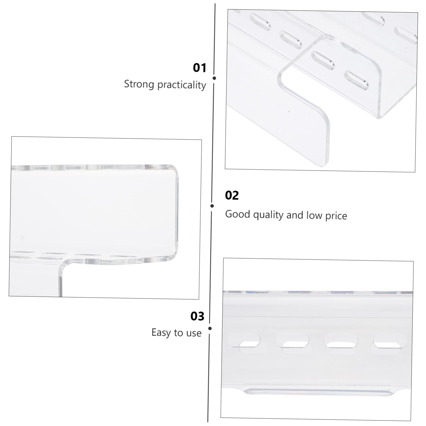 1pc Acrylic Makeup Tweezer Storage Rack - Eyelash Extension Organizer for Tweezers & Eyelash Supplies | Perfect for Salon, Beauty Studio & Home Vanity Organization