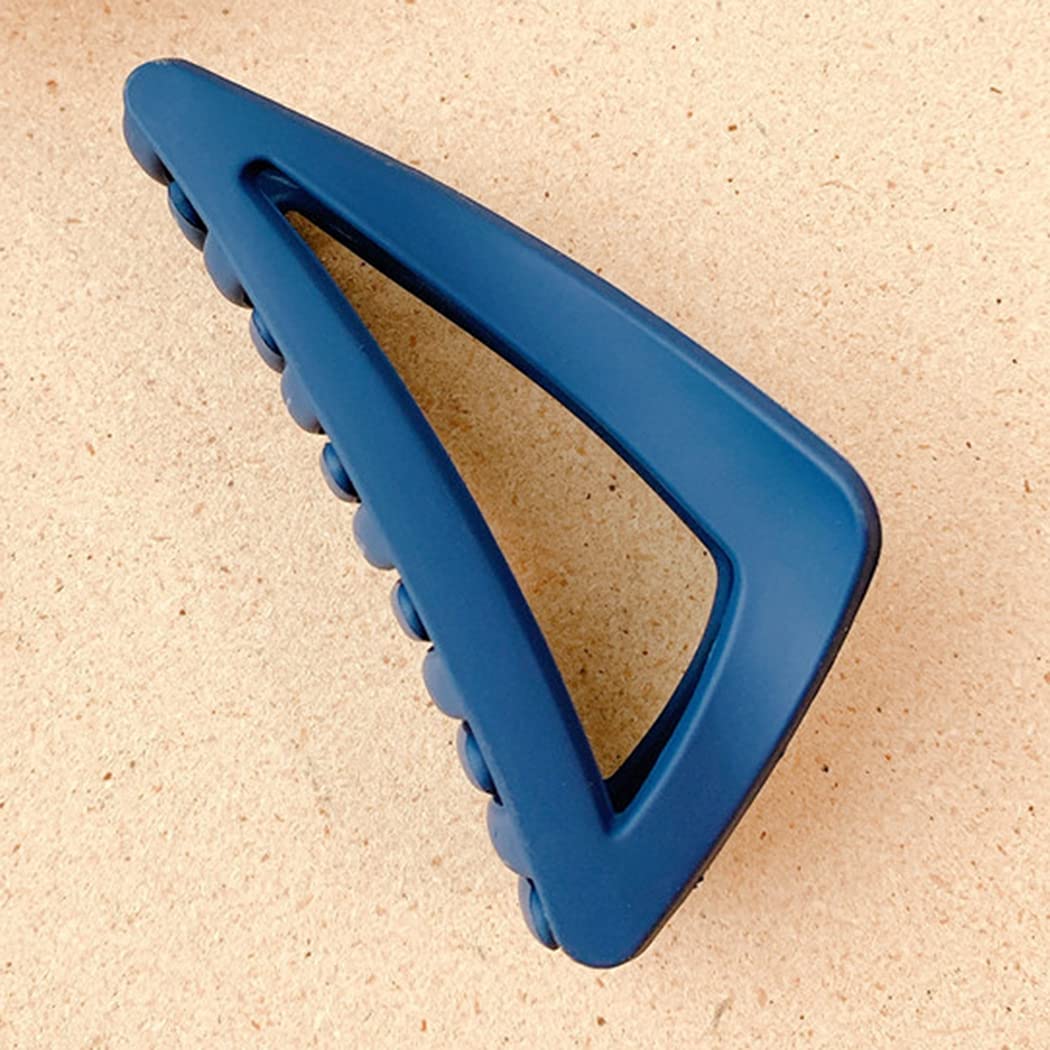 Lnrueg Matte Triangle Hair Claw Clips Set - Large Fashion Hair Clips for Women, Non-Slip Jaw Clips for Thick Hair | Perfect for Ponytails, Buns & Everyday Hairstyles