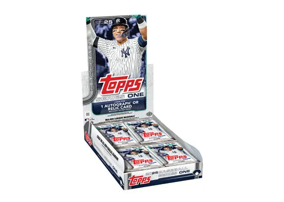2025 Topps Series 1 Baseball Hobby Box - 36 Packs with Exclusive Rookie Cards & Chase Inserts | Collectible Trading Cards for MLB Fans & Sports Memorabilia Enthusiasts | Perfect for Card Shows, Fantasy Leagues & Gift Giving