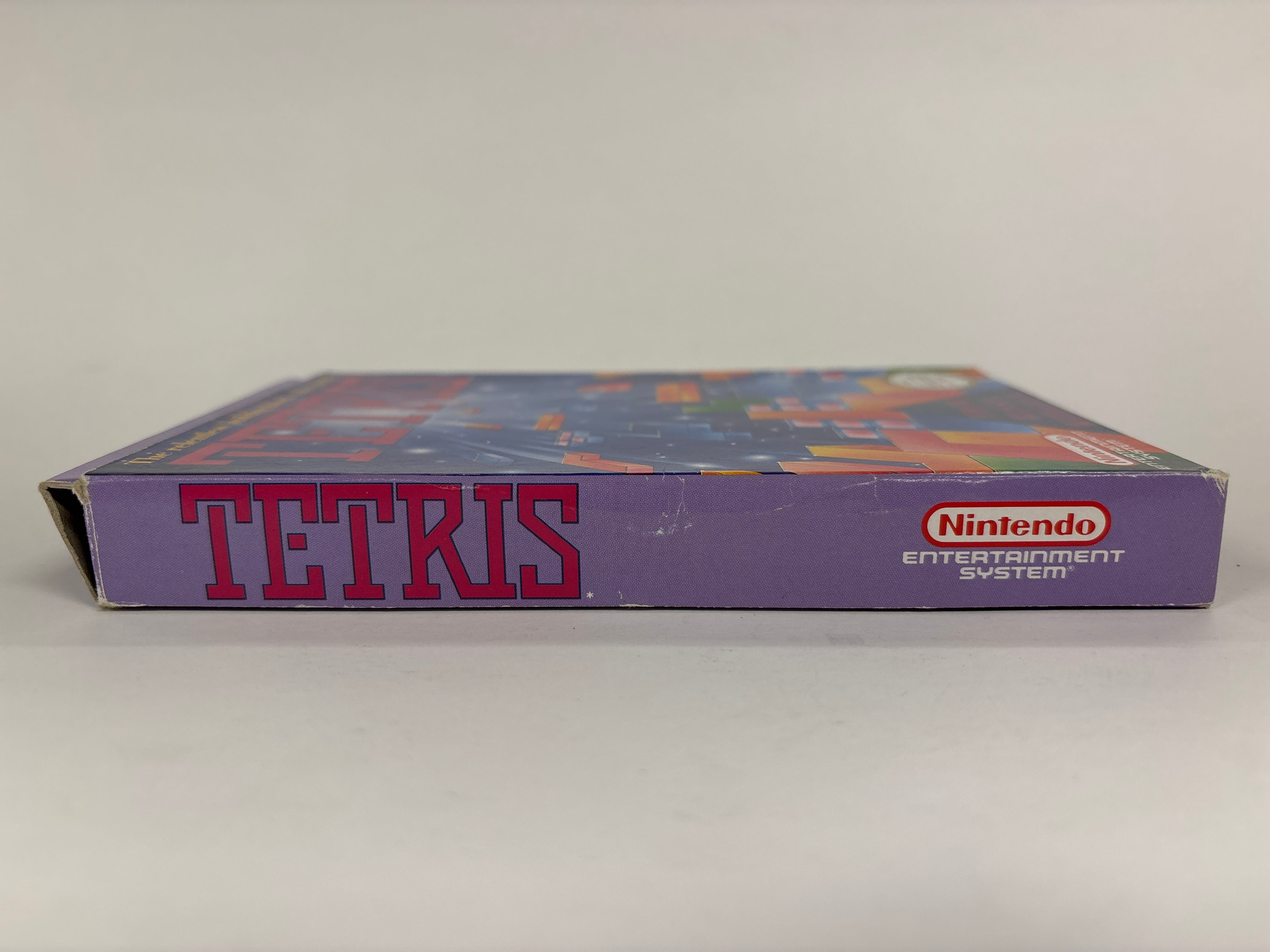 Original Tetris NES Box Only - No Game or Manuals Included - Perfect for Collectors & Retro Gaming Display