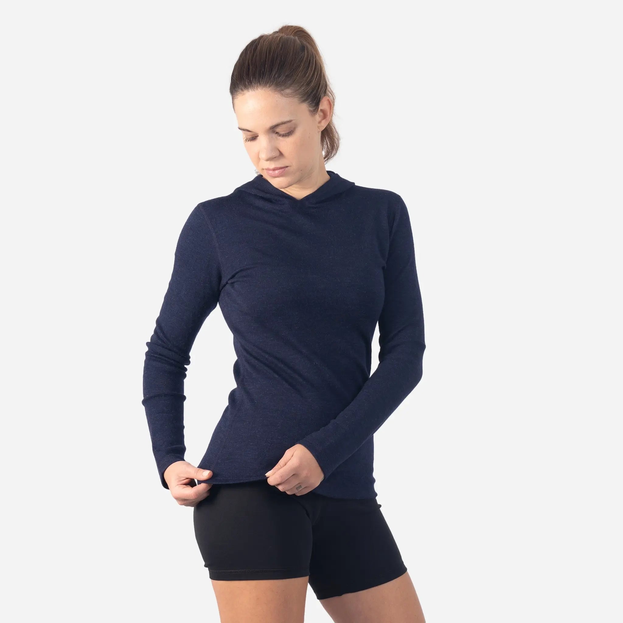 Women's Alpaca Wool Pullover Hoodie - Soft & Lightweight 300 GSM Winter Sweater for Women | Cozy Outdoor & Casual Wear