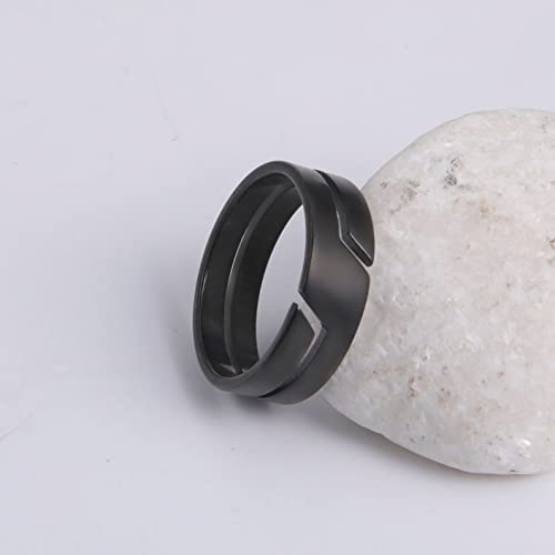 Stylish Stainless Steel Couple Rings for Men & Women - Matching Wedding Bands, Promise Rings & Romantic Gifts - Perfect for Anniversaries, Engagements & Everyday Wear