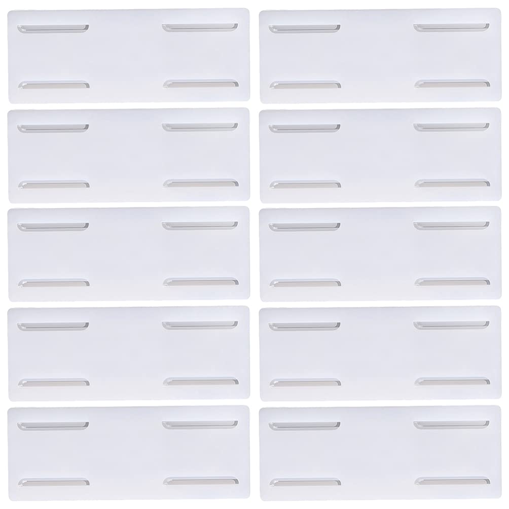 10pcs Hemoton Wireless Router Desk Extender & Power Strip Holder - Wall Mounted Organizer for Router, Modem & Electronics | Home Office & Gaming Setup Accessories
